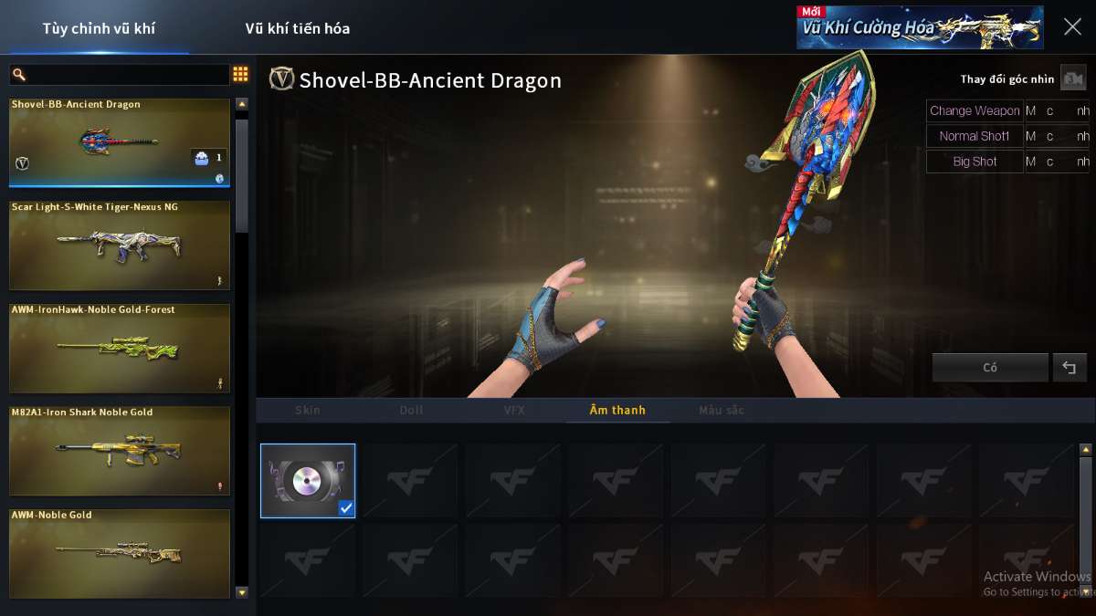 shop acc cf uy tin gia re
